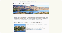 Desktop Screenshot of lakelasvegasapartments.com